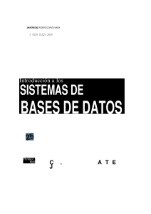 Libro de Texto Sistemas de Bases de Datos: Modelos Relacionales y SQL