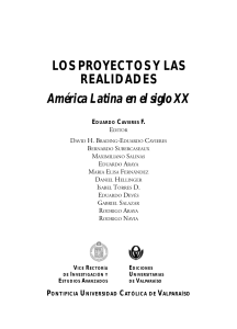 América Latina en el siglo XX (Cavieres)