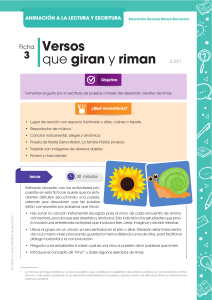 3 Versos que giran y riman