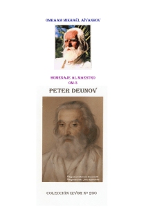 Omraam Mikhaël Aïvanhov: Homenaje a Peter Deunov