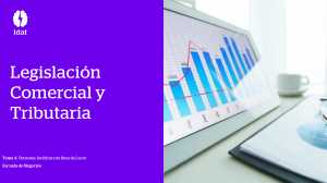 Tema 4 - Legislación Comercial y Tributaria