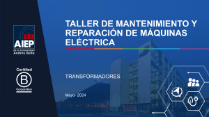 Transformadores: Mantenimiento y Reparación de Máquinas Eléctricas