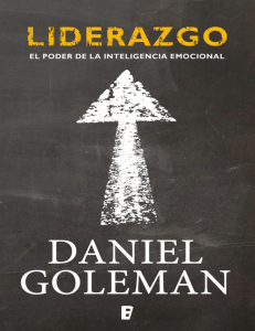 Liderazgo: Inteligencia Emocional por Daniel Goleman