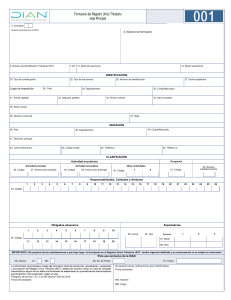 Formulario Rut