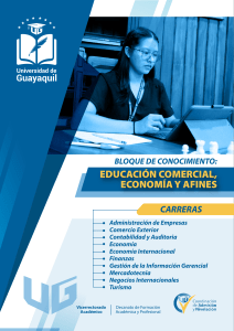 BLOQUE 5 EDUCACION COMERCIAL, ECONOMIA Y AFINES