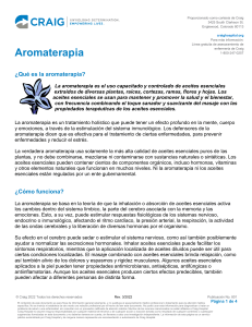 Aromaterapia: Usos, Beneficios y Riesgos