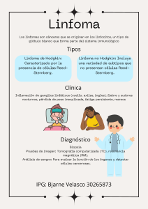 Linfoma: Tipos, Síntomas y Diagnóstico (Infografía)