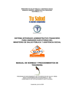 MANUAL DE ORGANIZACION SIAFI