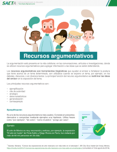 Recursos Argumentativos: Guía Educativa