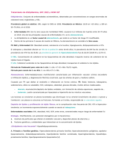 Dislipidemias: GPC 2022 y NOM 037