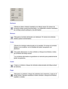 Manual de Usuario: Deshacer, Rehacer, Copiar y Pegar