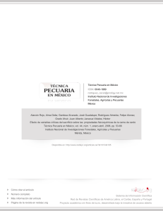 Efecto de variables críticas del sacrificio sobre las propiedades fisicoquímicas de la carne de cerdo