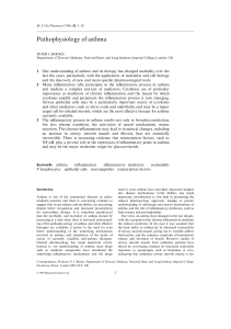 Pathophysiology of Asthma: Inflammation, Mediators, and Mechanisms