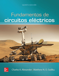 1.1 Fundamentos de circuitos eléctricos, 5ta. Edición sadiku