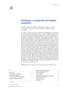 FISIOLOGICA Y REGULACION DE LIQUIDO AMNIOTICO