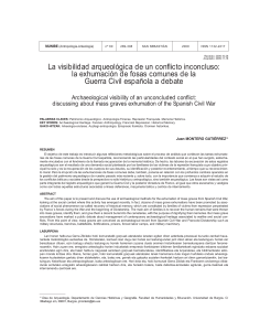 GC - Represión. La exhumación de las fosas comunes de la GC a debate