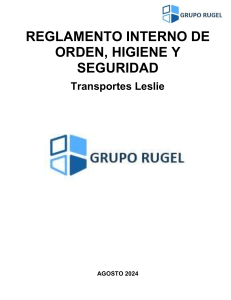 reglamento interno de orden higiene y seguridad tleslie