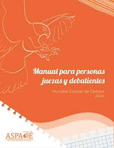 Manual para Jueces y Debatientes WSDC MED 2024