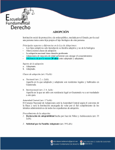 adopció, patria potestad, tutela,alimentos, patrimonio familiar 