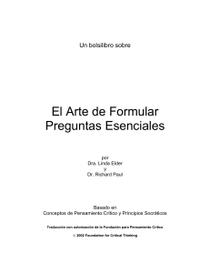 El arte de hacer preguntas esenciales 