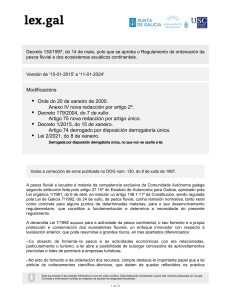 Regulamentos de Pesca da Galiza: Decreto 130/1997