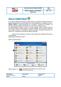 Modulo de Contabilidad Patrimonial.