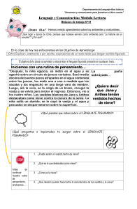 Hoja de Trabajo: Lenguaje Figurado - ELA Escuela Media