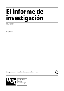 Como redactar un informe de investigacion