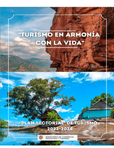 Plan Sectorial de Turismo 2022-2026: Colombia