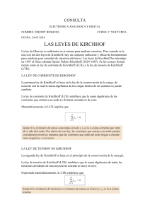 Leyes de Kirchhoff: Electrónica Analógica y Digital