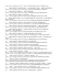 algunos cursos INGENIERIA