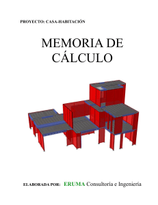 MEMORIA CALCULO-CASA HABITACIÓN