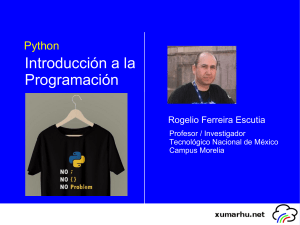 python programacion introduccion