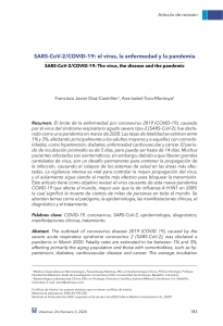 SARS-CoV-2/COVID-19: Revisión Virus, Enfermedad, Pandemia