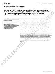 SARS-CoV-2 mRNA Vaccine Design & Efficacy