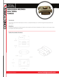 Abrazadera mecanica tierra  TGM0230