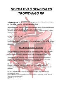 NORMATIVAS GENERALES TROPITANGO RP