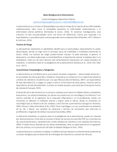 Bases Biológicas de la Aterosclerosis - RESUMEN