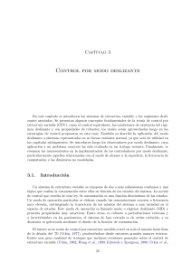 Capítulo -  Sistemas de estructura variable