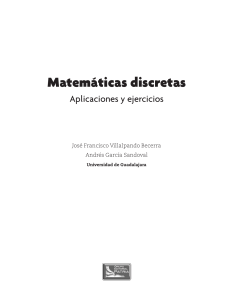 Matemáticas Discretas: Aplicaciones y Ejercicios