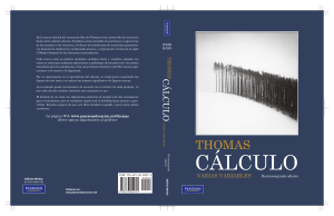 C&aacute;lculo Varias Variables Thomas 12a Edici&oacute;n