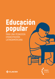 Educación Popular: Pedagogía Emancipadora Latinoamericana