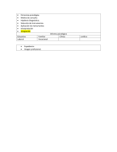 integración de estudios psicológico