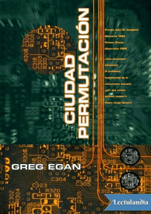 Ciudad Permutacion - Greg Egan