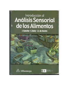 Análisis Sensorial de los Alimentos: Introducción y Pruebas