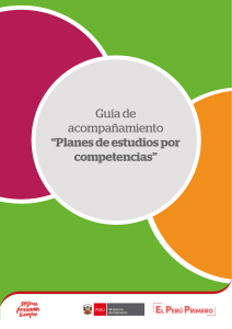 Guía de acompañamiento. Planes de estudios por competencias 2019,  tema 2