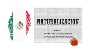 NATURALIZACION expo final