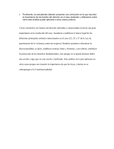 Análisis de Fuentes del Derecho y su Aplicación