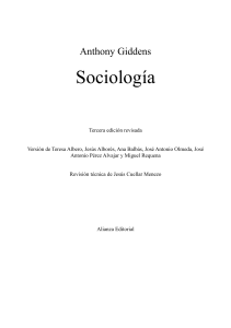 Giddens, Anthony - Sociología