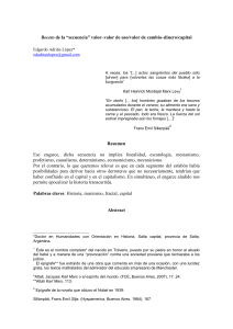 18. Sketch of the "sequence" value–use value/exchange value–money/capital - 18. Esquema de la "secuencia" valor-valor de uso/valor de cambio-dinero/capital